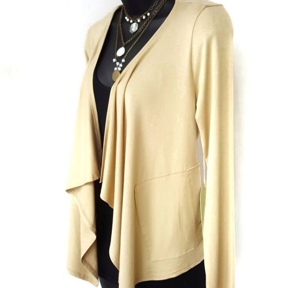 NEW Draped Lightweight Cardigan NWT - Picture 3 of 4